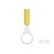 Te Connectivity Ring Terminal, #10 Stud Size, 22 AWG, 300 V, Nylon Insulated, Yellow 8-324075-1 - alternate 2